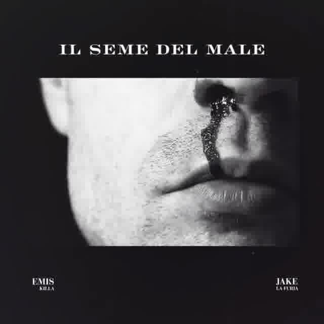 Album cover art for "Il Seme del Male" by Emis Killa