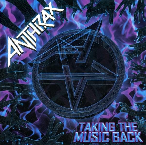 Album cover art for "Taking the Music Back" by Anthrax & Roger Daltrey