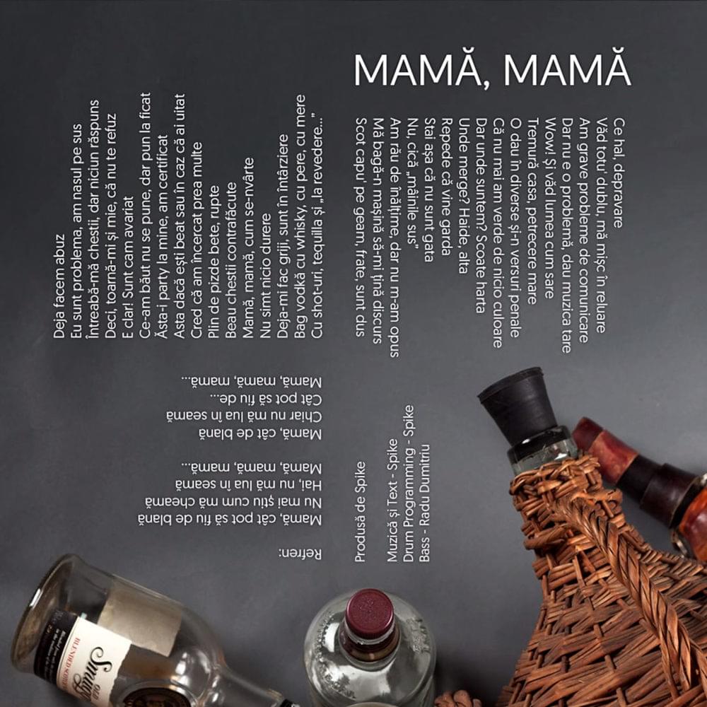 Album cover art for "Mamă, mamă" by Spike