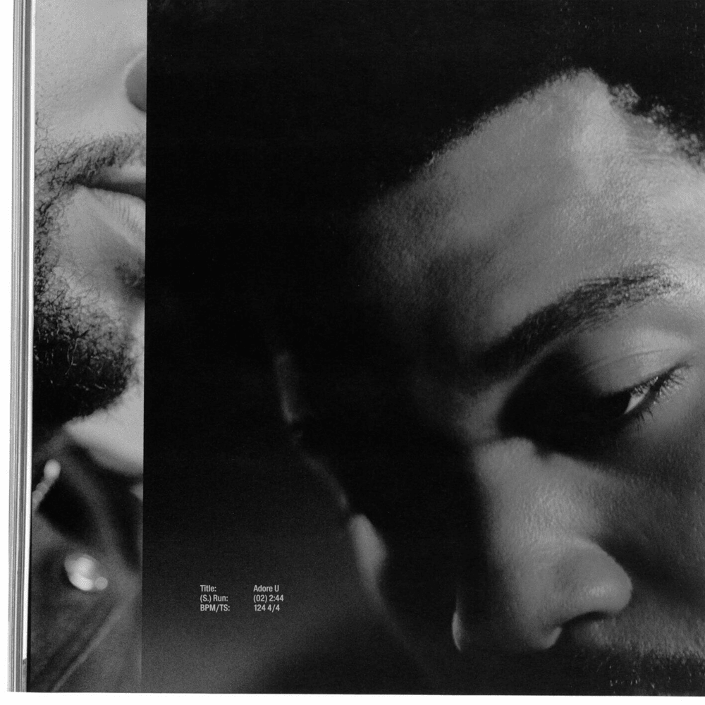 Album cover art for "Adore U" by Khalid