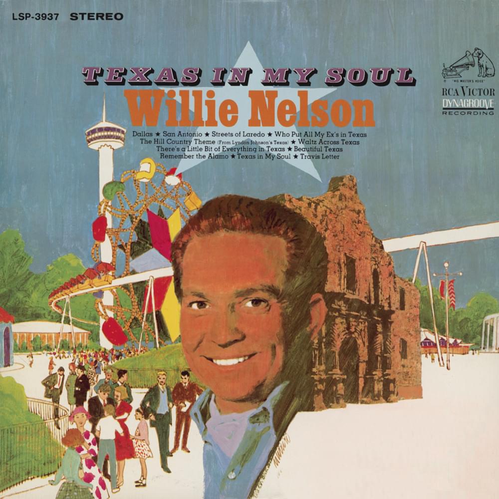 Album cover art for "San Antonio" by Willie Nelson