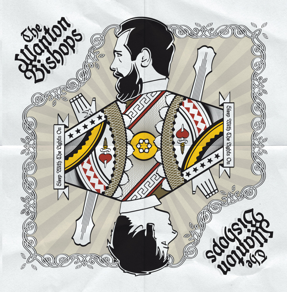 Album cover art for "Sleep with the lights on" by The Wanton Bishops