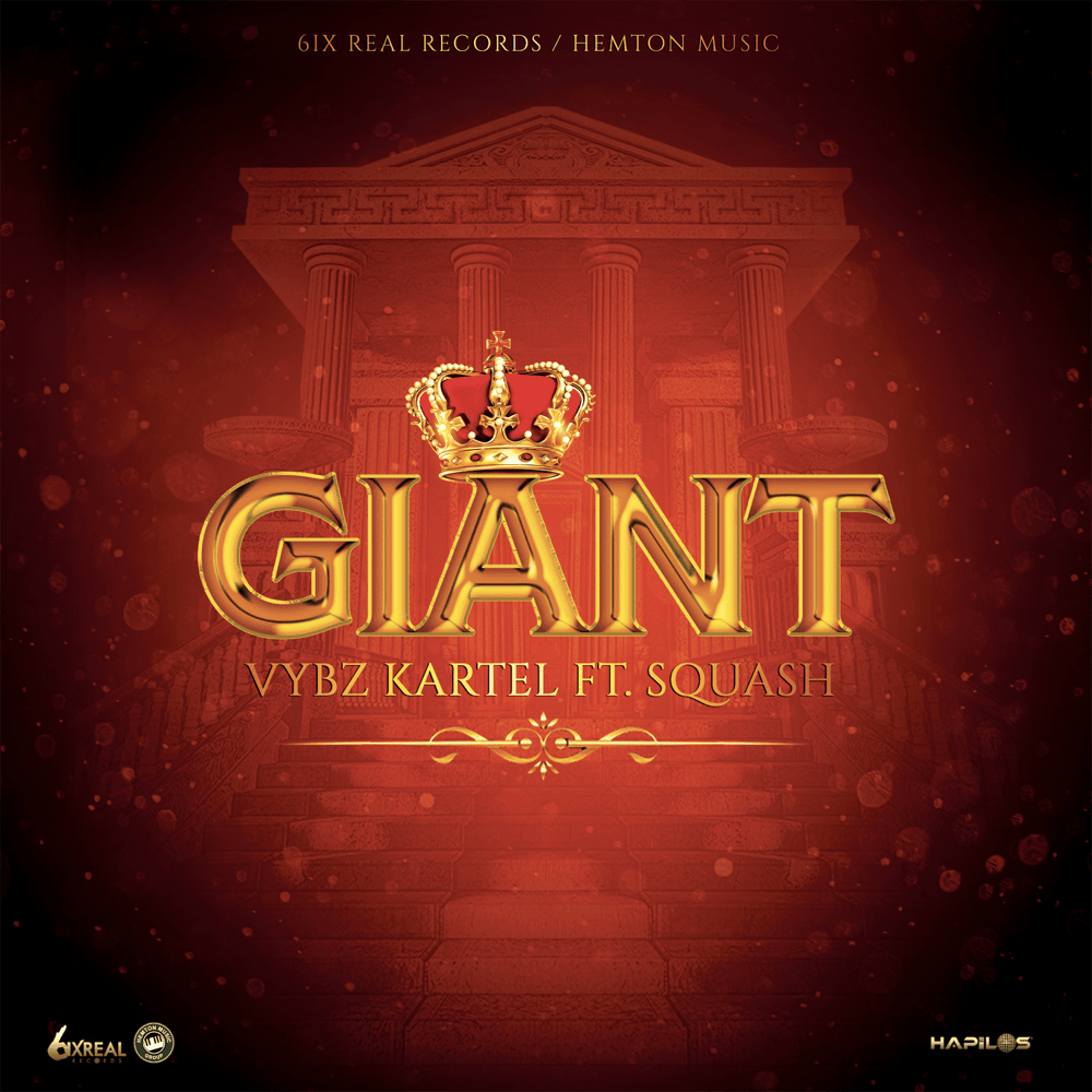 Album cover art for "Giant" by Vybz Kartel & SQUASH
