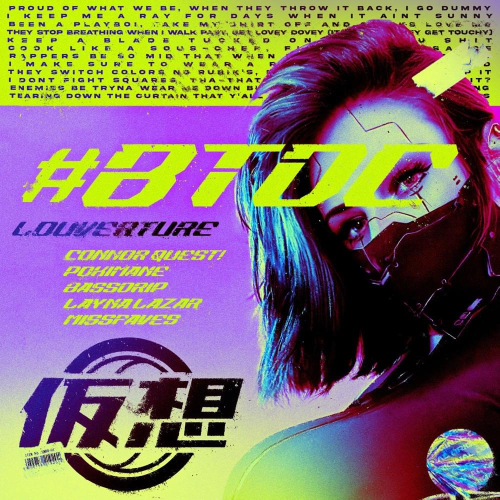 Album cover art for "#BTDC" by Louverture & Pokimane & Bassdrip & Layna Lazar & MissFaves