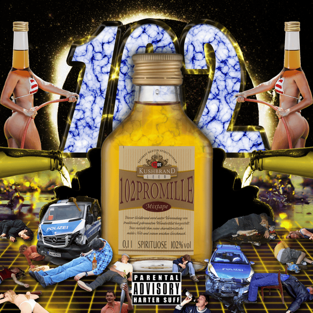 Album cover art for "Intro (102 Promille)" by 102 Boyz & Kkuba102