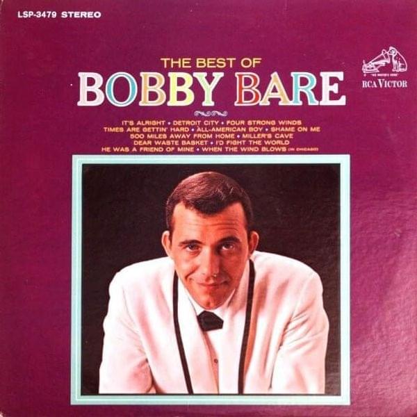 Album cover art for "Four Strong Winds" by Bobby Bare