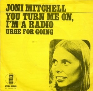 Album cover art for "You Turn Me On, I’m a Radio" by Joni Mitchell