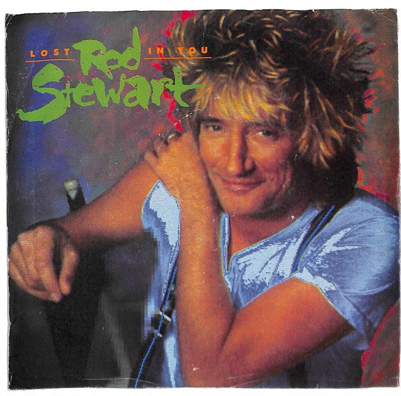 Album cover art for "Lost in You" by Rod Stewart