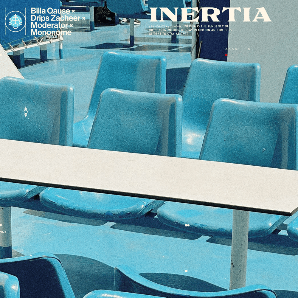 Album cover art for "Inertia" by Moderator & Billa Qause