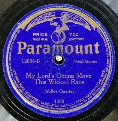Album cover art for "My Lord’s Gonna Move This Wicked Race" by Norfolk Jazz & Jubilee Quartette