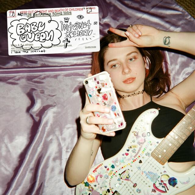 Album cover art for "Internet Religion" by Baby Queen