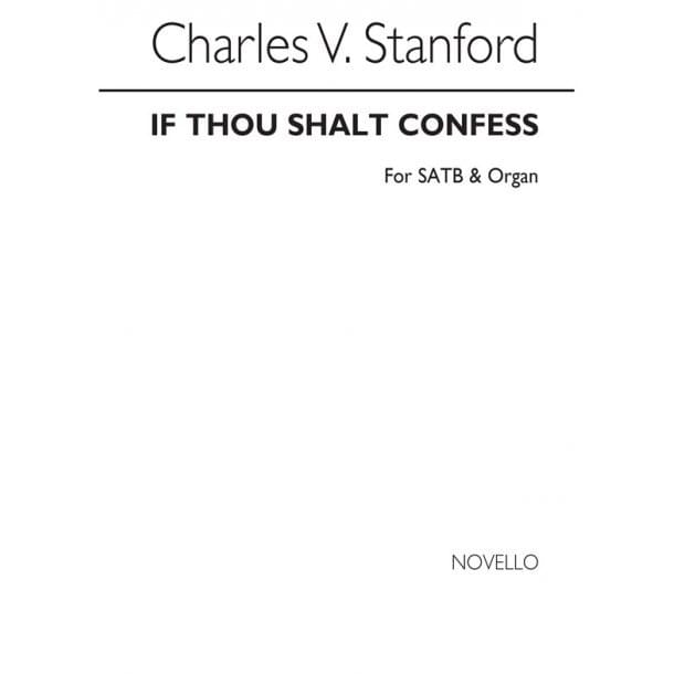 Album cover art for "If thou shalt confess with thy mouth" by Charles Villiers Stanford
