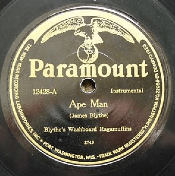 Ape Man by Blythe’s Washboard Ragamuffins
