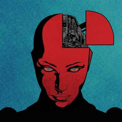 Album cover art for "Dead Machine" by Egypt Central