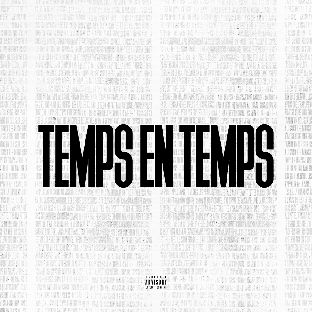 Album cover art for "Temps en temps" by Zola