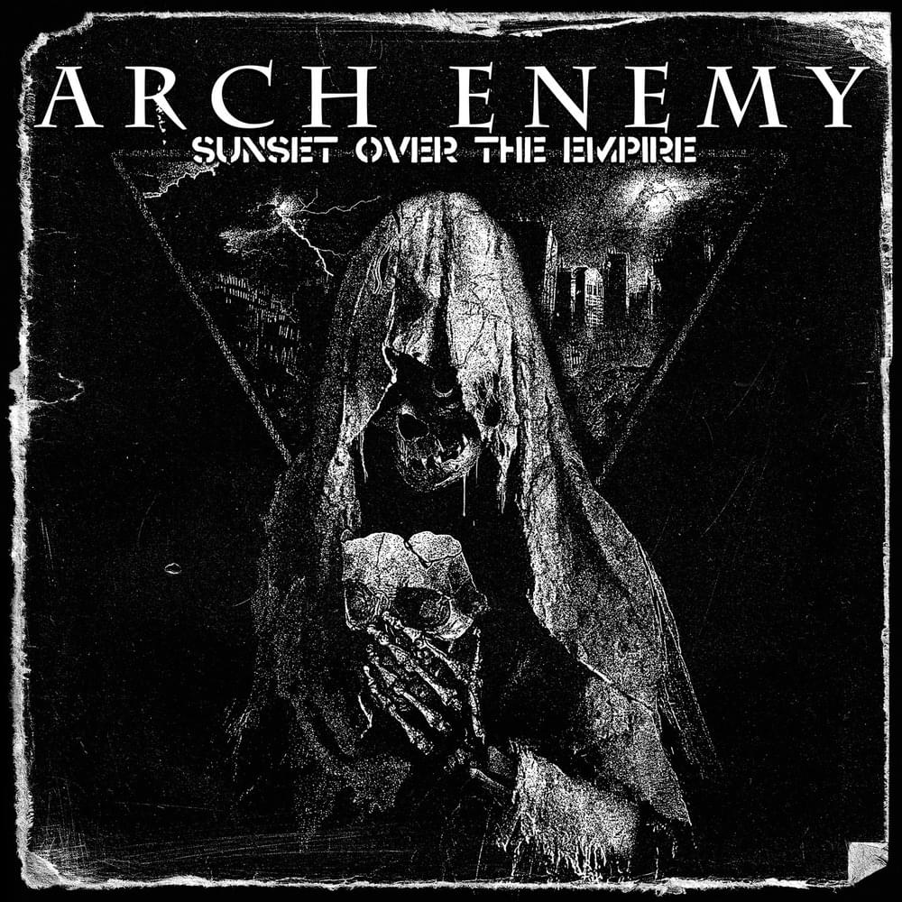 Album cover art for "Sunset Over the Empire" by Arch Enemy