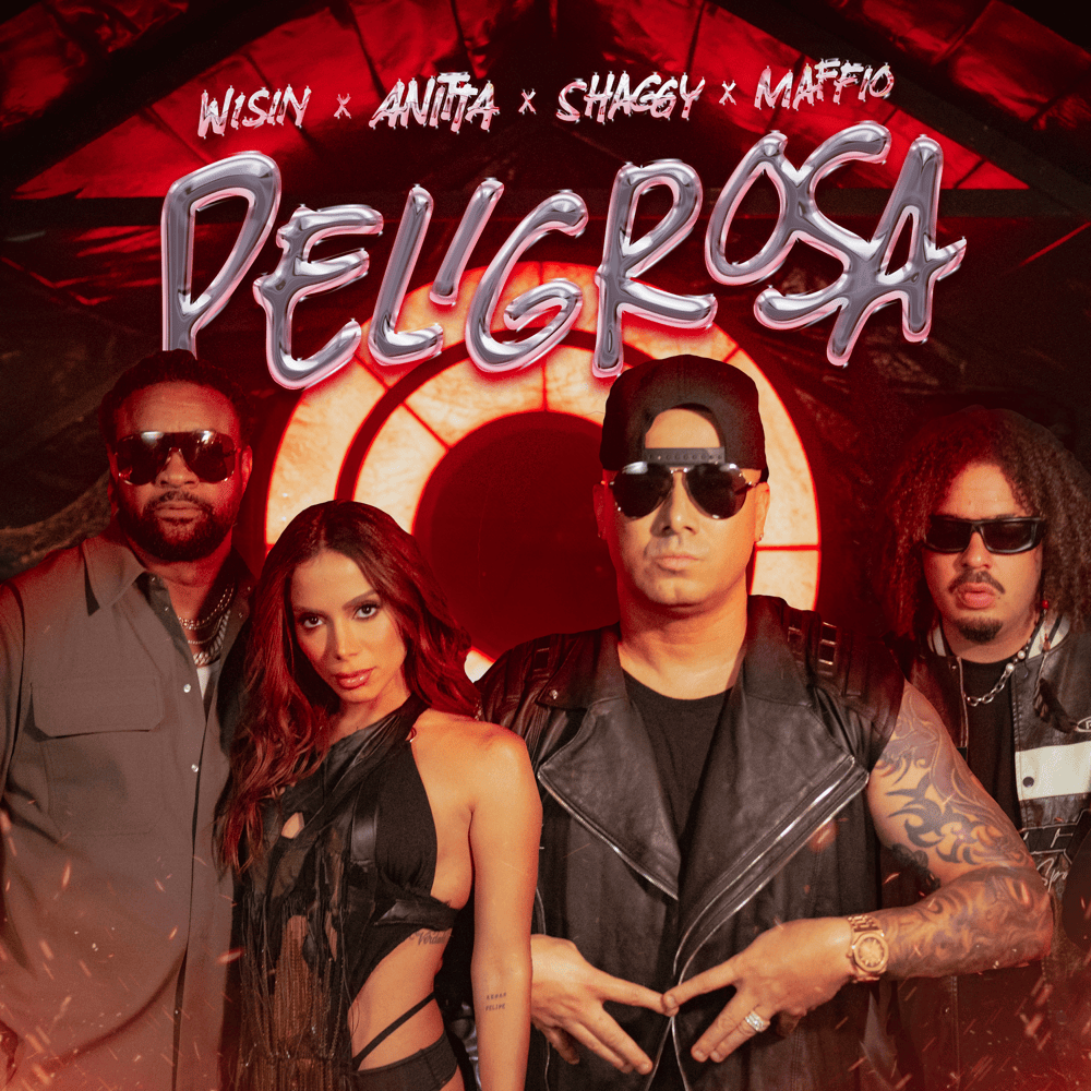 Album cover art for "Peligrosa" by Wisin & Maffio