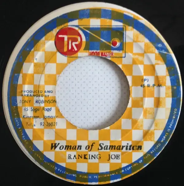 Album cover art for "Woman Of Sameria" by Ranking Joe