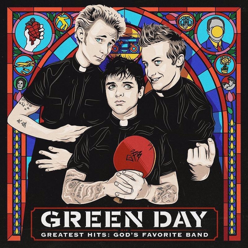 Album cover art for "Back in the USA" by Green Day