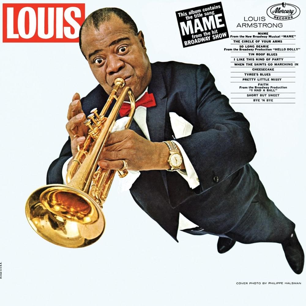 Album cover art for "Mame" by Louis Armstrong