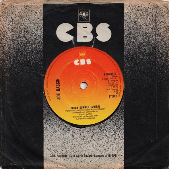 Cover image for Indian Summer (Africa) [Single]
