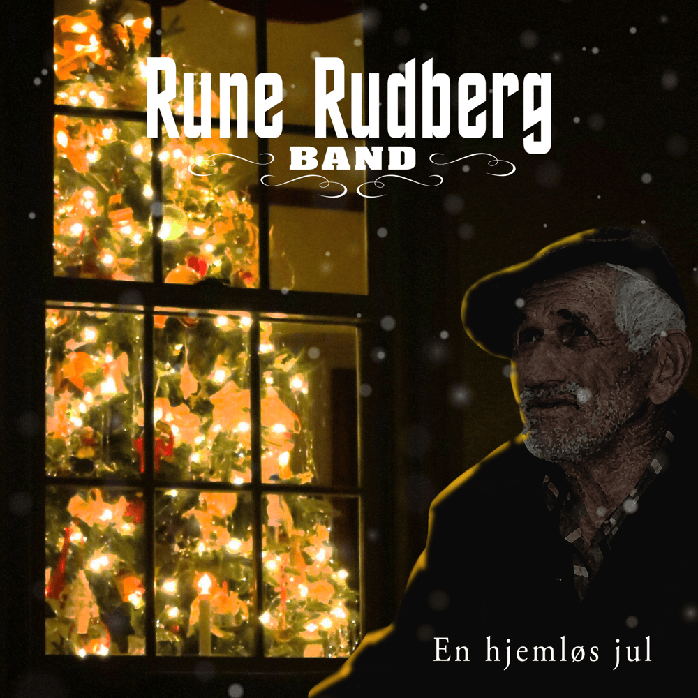 Album cover art for "En hjemløs jul" by Rune Rudberg