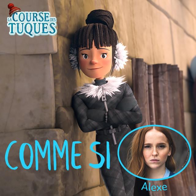 Album cover art for "Comme si" by Alexe (QC)