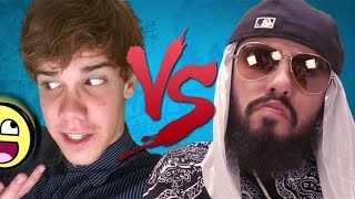 Album cover art for "Batalha de Youtubers: Poladoful vs Mussoumano" by MUSSA & Poladoful