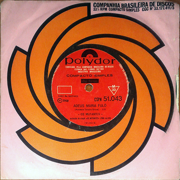 Album cover art for "Adeus, Maria Fulô" by Os Mutantes