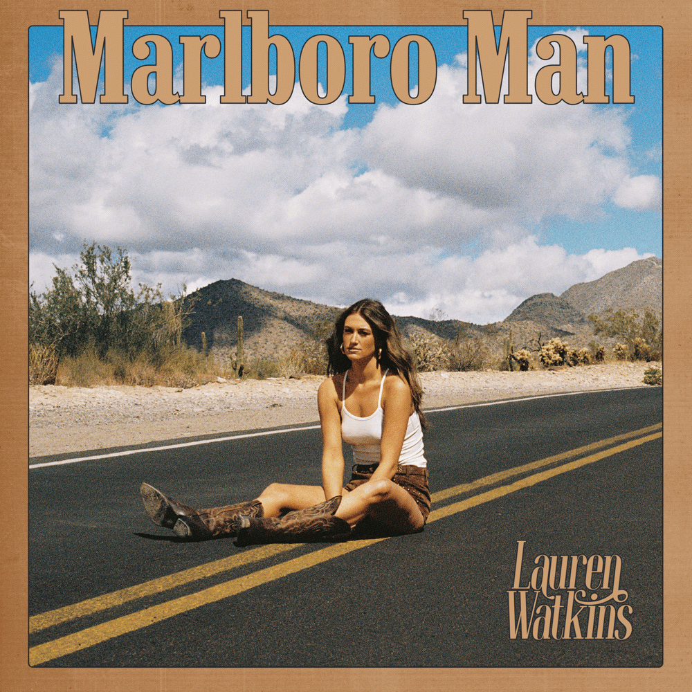 Album cover art for "Marlboro Man" by Lauren Watkins