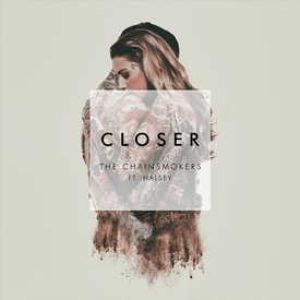 Album cover art for "The Chainsmokers - Closer ft. Halsey (हिंदी अनुवाद)" by Genius Hindi Translations (हिंदी अनुवाद)