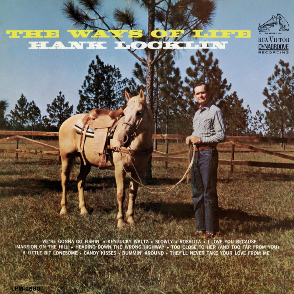 Album cover art for "Mansion On The Hill" by Hank Locklin