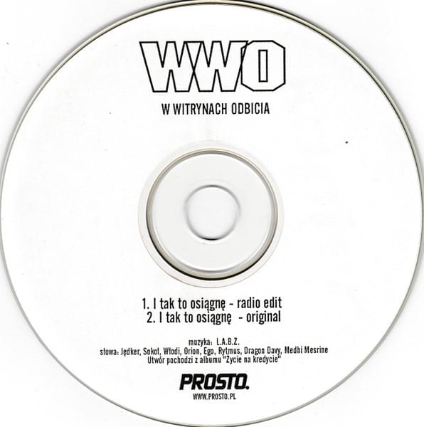Album cover art for "I tak to osiągnę" by WWO & Orion (CZE) & Włodi & Kontrafakt & Soundkaïl
