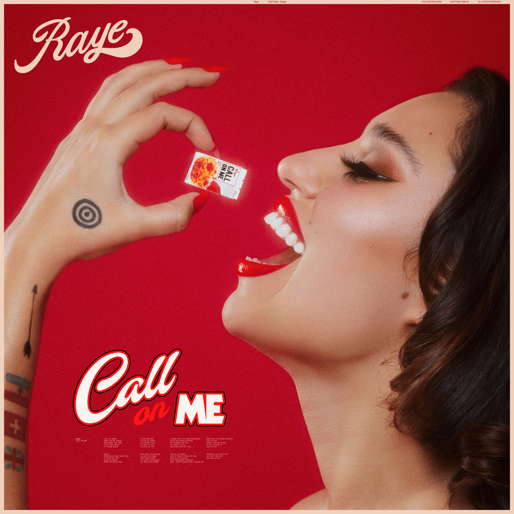 Album cover art for "Call On Me" by RAYE