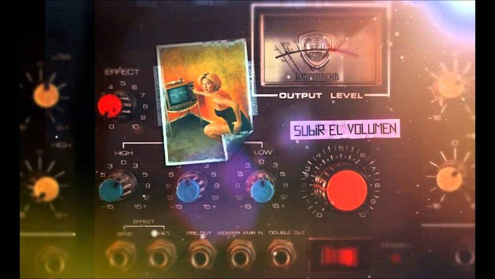 Album cover art for "Subo la música" by Juaninacka