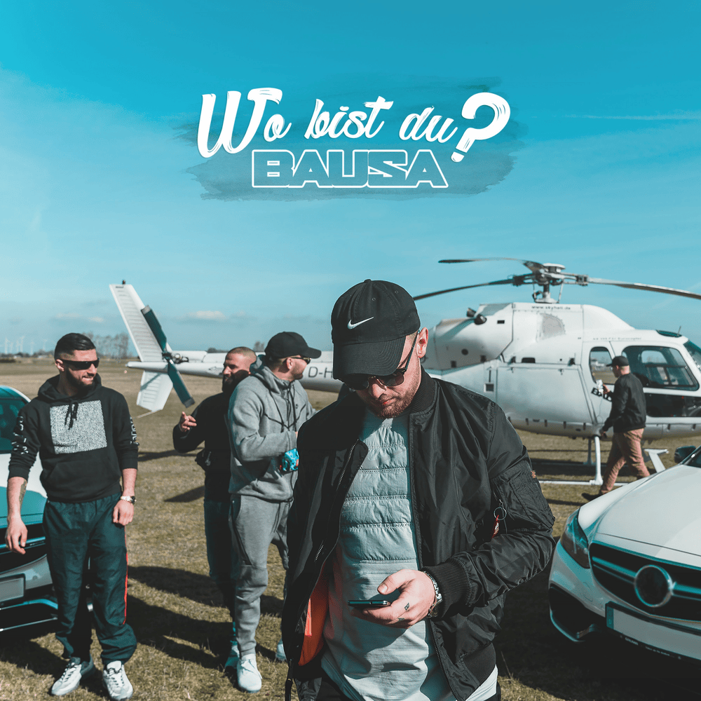 Album cover art for "Wo bist du?" by Bausa