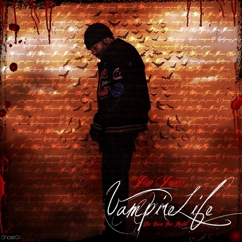 Album cover art for "Riding on Empty" by Jim Jones & Sen City & Mel Matrix