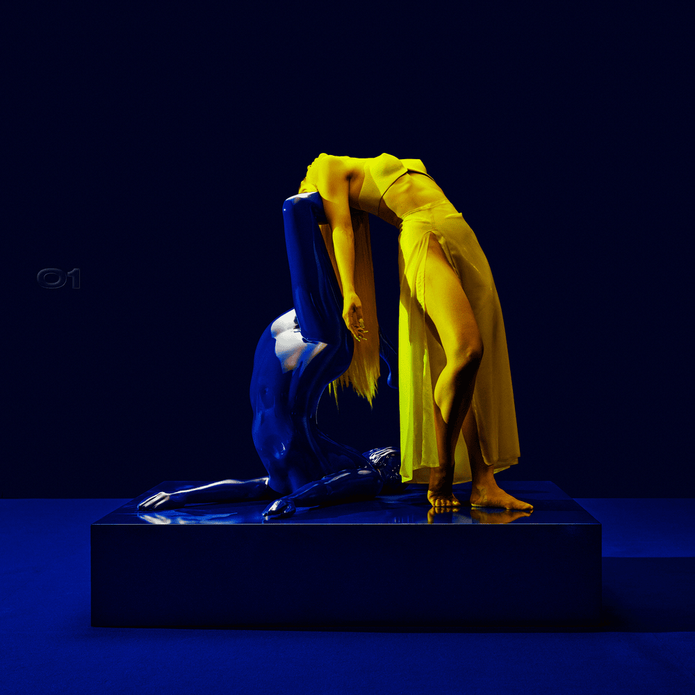 Album cover art for "BALENCIAGA COVERED EYES" by Agnes