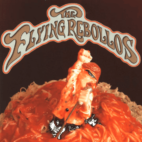 Album cover art for "Mis Amigos" by The Flying Rebollos & Robe & Fito