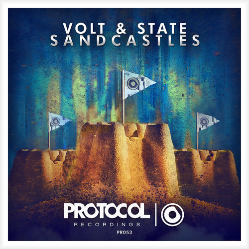 Album cover art for "Sandcastles" by Volt & State & Danny Shah