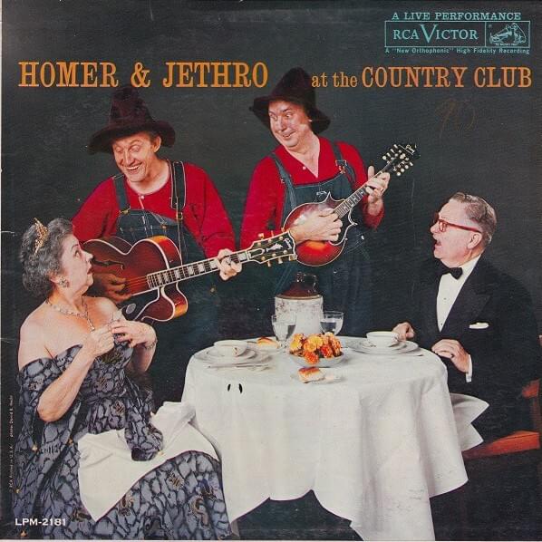 Album cover art for "(How Much Is) That Hound Dog In The Window?" by Homer & Jethro