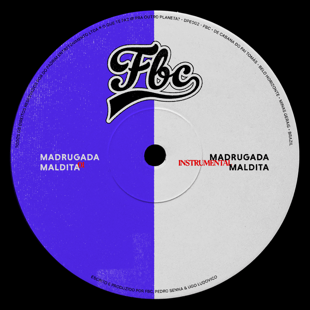 Album cover art for "MADRUGADA MALDITA" by FBC
