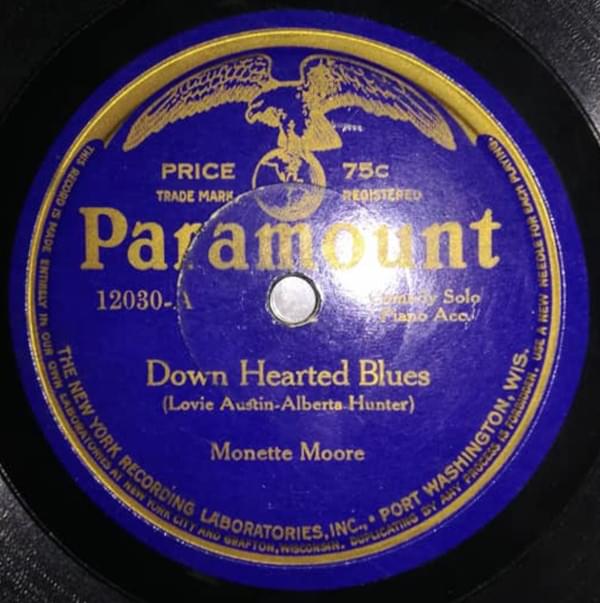 Down Hearted Blues by Monette Moore