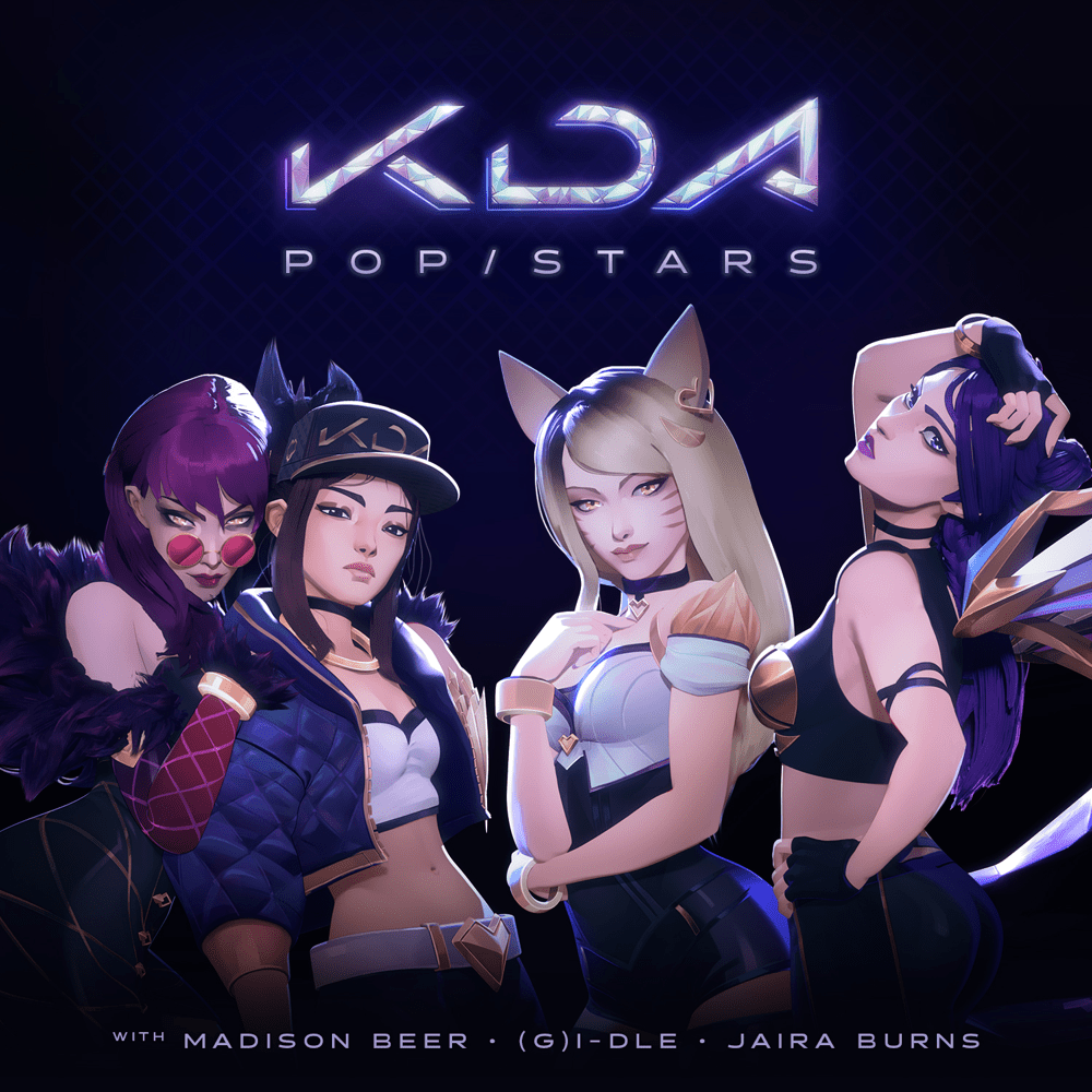 Album cover art for "POP/STARS" by Ubisoft & Jaira Burns