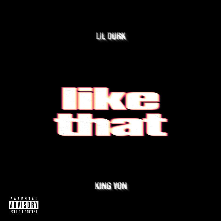 Album cover art for "Like That" by Lil Durk & King Von
