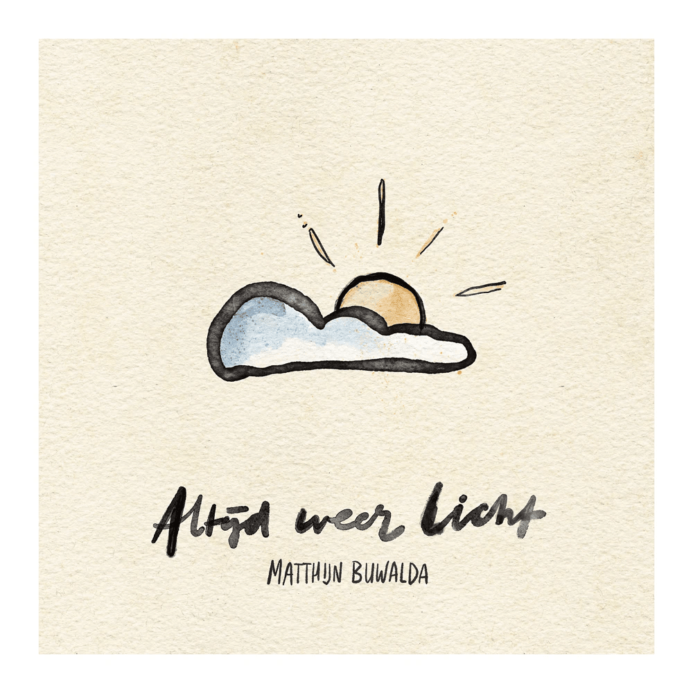 Album cover art for "Altijd weer licht" by Matthijn Buwalda