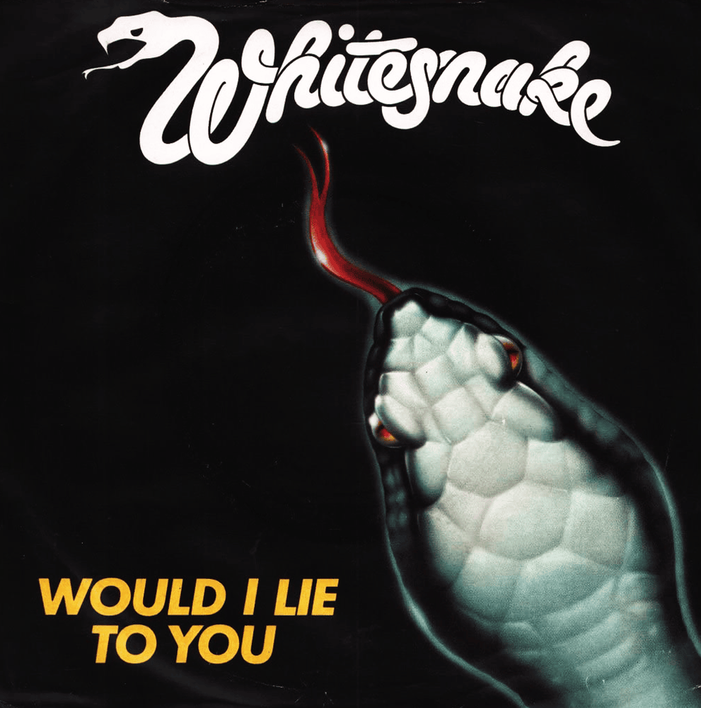 Album cover art for "Would I Lie to You" by Whitesnake