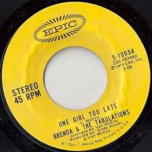 Cover image for One Girl Too Late / Magic of Your Love