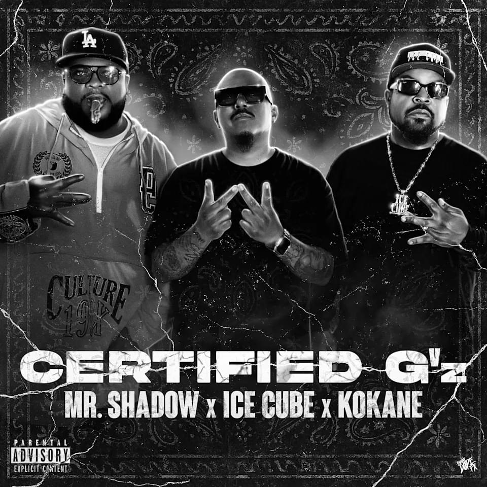 Album cover art for "Certified G’z" by Mr. Shadow