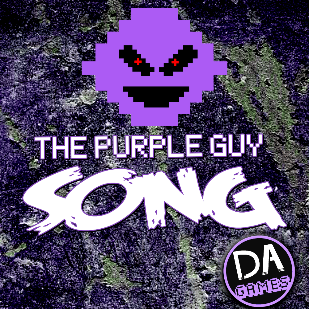 Album cover art for "I’m the Purple Guy" by DAGames